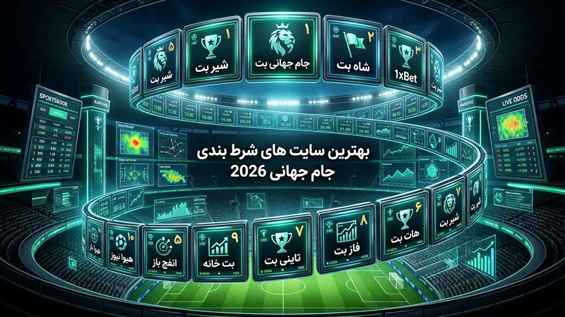 بهترین سایت های شرط بندی جام جهانی 2026
