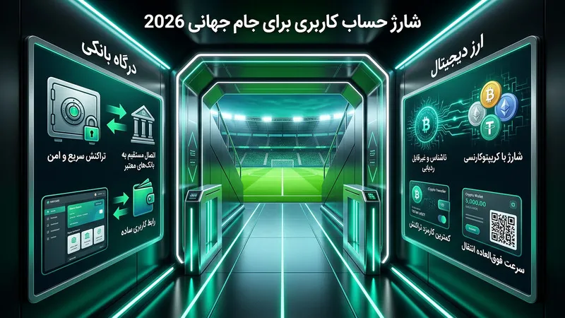 شارژ حساب کاربری برای جام جهانی 2026
