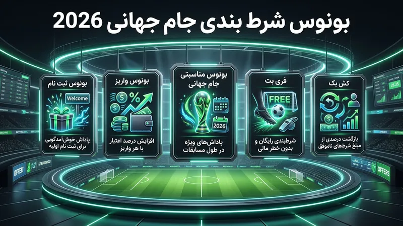 بونوس شرط بندی جام جهانی 2026